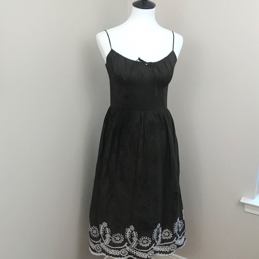 Ann Taylor Loft brown sun dress